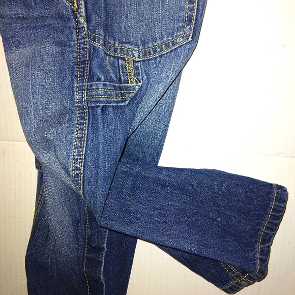 ☆Like New☆OSH KOSH B'GOSH Adorable Toddler Denim Cargo Overalls☆24mo - Picture 4 of 16
